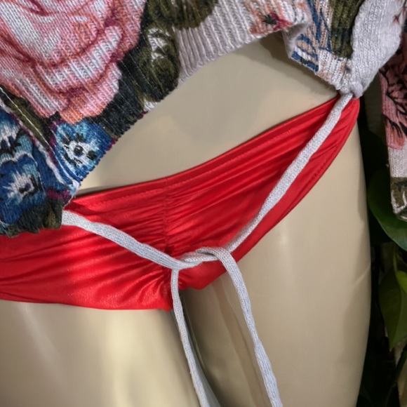 Used Sweater Angel Of The North Floral Knit Multi Color - Picture 5 of 12